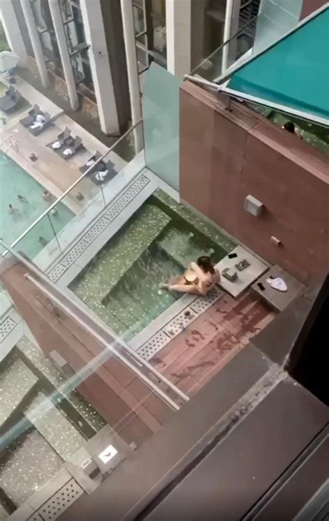 Cumshot on Hotel Balcony .